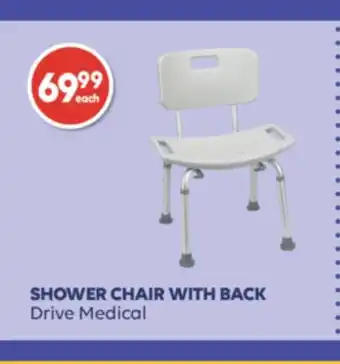 Wellwise by Shoppers SHOWER CHAIR WITH BACK offer