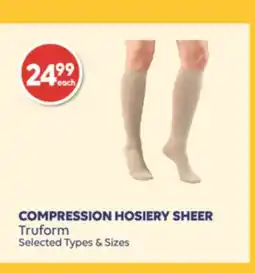 Wellwise by Shoppers TRUFORM COMPRESSION HOSIERY SHEER offer