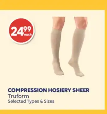 Wellwise by Shoppers TRUFORM COMPRESSION HOSIERY SHEER offer