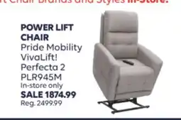 Wellwise by Shoppers POWER LIFT CHAIR Pride Mobility VivaLift! Perfecta 2 PLR945M offer