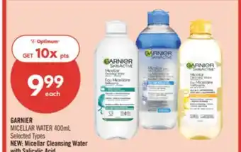 Shoppers Drug Mart GARNIER MICELLAR WATER offer