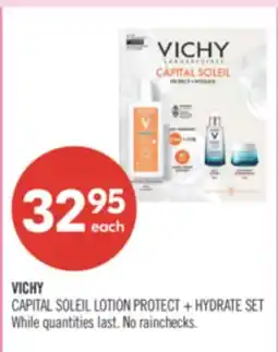 Shoppers Drug Mart VICHY CAPITAL SOLEIL LOTION PROTECT + HYDRATE SET offer