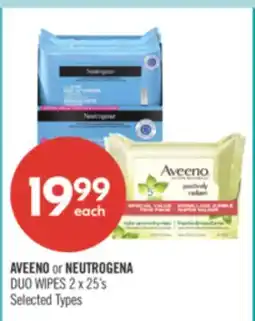 Shoppers Drug Mart AVEENO or NEUTROGENA DUO WIPES offer