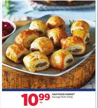 Rexall M&M FOOD MARKET Sausage Rolls offer