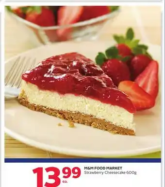 Rexall M & M FOOD MARKET Strawberry Cheesecake offer