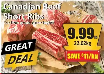 Starsky Canadian Beef Short Ribs offer