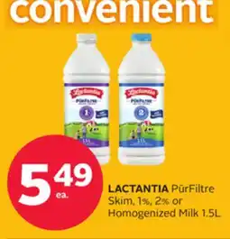 Rexall LACTANTIA PūrFiltre Skim, 1%, 2% or Homogenized Milk offer