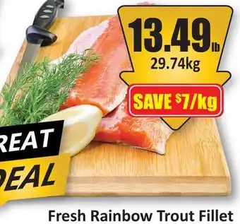 Starsky Fresh Rainbow Trout Fillet offer