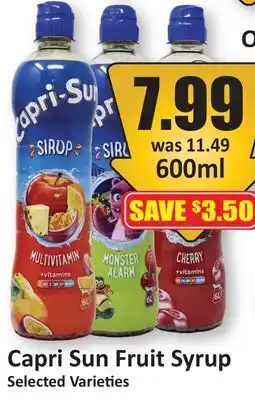 Starsky Capri Sun Fruit Syrup offer