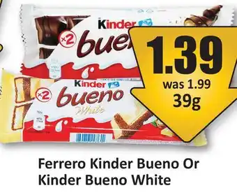 Starsky Ferrero Kinder Or Kinder Bueno White offer