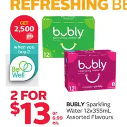 Rexall BUBLY Sparkling Water offer