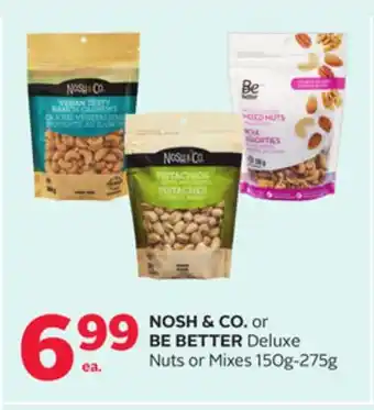 Rexall NOSH & CO. or BE BETTER Deluxe Nuts or Mixes offer