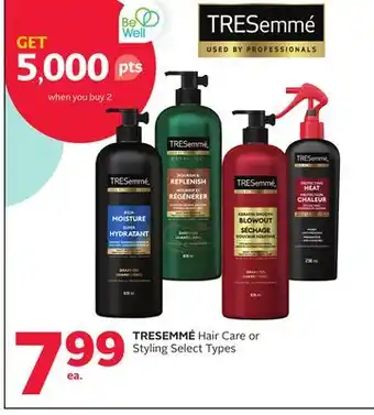 Rexall TRESEMMÉ Hair Care or Styling offer