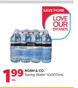 Rexall NOSH & CO. Spring Water offer