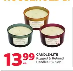 Rexall CANDLE-LITE Rugged & Refined Candles offer