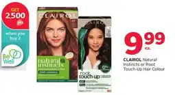 Rexall CLAIROL Natural Instincts or Root Touch-Up Hair Colour offer