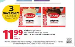 Rexall BOOST Original Meal Replacement Beverage offer