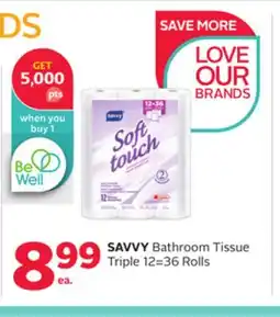 Rexall SAVVY Bathroom Tissue Triple offer