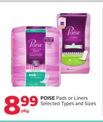 Rexall POISE Pads or Liners offer