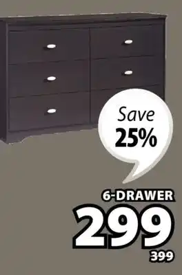 JYSK Dunbar 6-Drawer offer