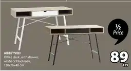 JYSK ABBETVED Office desk offer