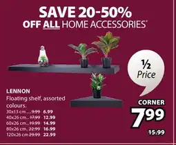 JYSK LENNON Floating shelf offer