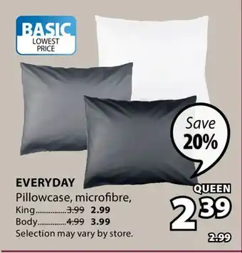 JYSK EVERYDAY Pillowcase offer