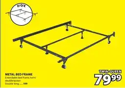 JYSK METAL BED FRAME Extendable bed frames, twin, double/queen offer