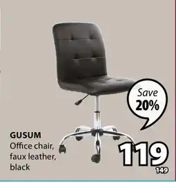 JYSK GUSUM Office Chair offer