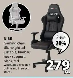 JYSK NIBE Gaming chair offer