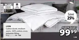 JYSK Lyon Cotton duvet offer