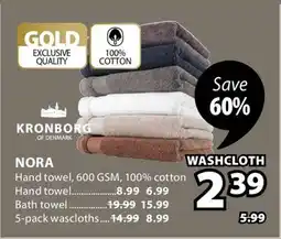 JYSK NORA Hand towel offer