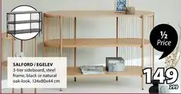 JYSK SALFORD/EGELEV 3-tier sideboard offer