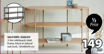 JYSK SALFORD/EGELEV 3-tier sideboard offer