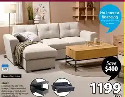 JYSK VEJLBY Sectional sofa bed offer