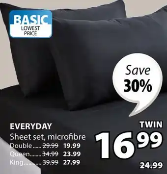 JYSK EVERYDAY Sheet set, microfibre offer