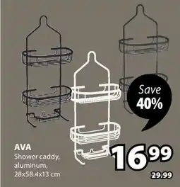 JYSK AVA Shower caddy aluminum offer