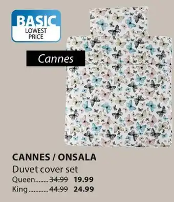 JYSK CANNES Duvet cover set offer