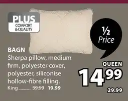 JYSK Bagn Sherpa Pillow offer