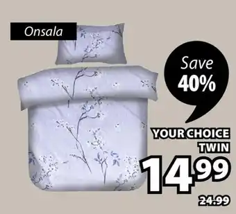 JYSK Onsala Duvet cover set offer