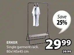 JYSK ERKER Single garment rack offer