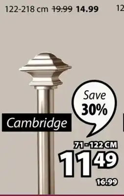 JYSK Cambridge Curtain Rods offer