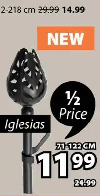 JYSK Iglesias Single Curtain Rod Kit offer