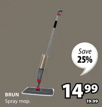 JYSK BRUN Spray mop offer