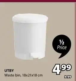 JYSK UTBY Waste bin offer