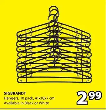 JYSK SIGBRANDT Hangers offer