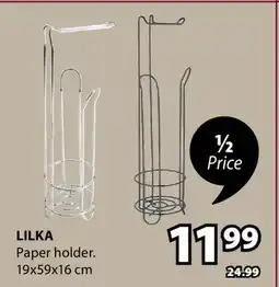 JYSK LILKA Paper holder offer