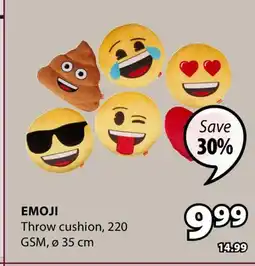 JYSK EMOJI Throw cushion offer