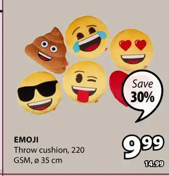 JYSK EMOJI Throw cushion offer