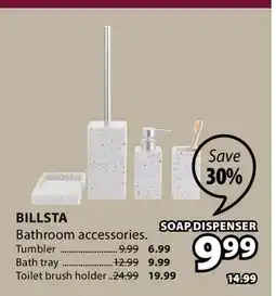 JYSK BILLSTA SOAP DISPENSER offer